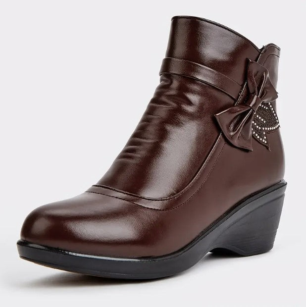 Vivienne – Women's Comfort Boots - Brown - 36