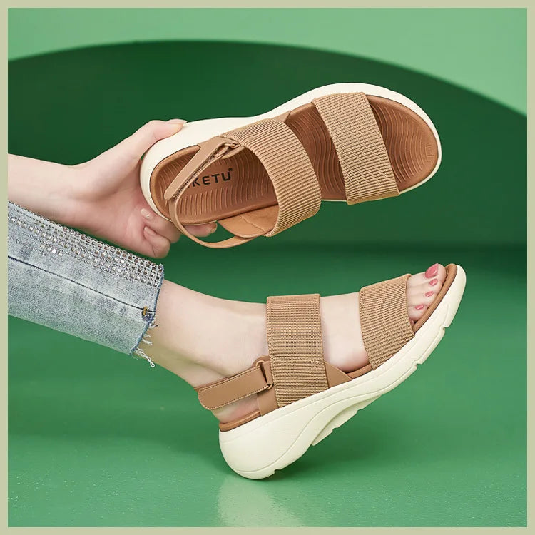 Softness – Women's Comfort Sandals - Green - 35