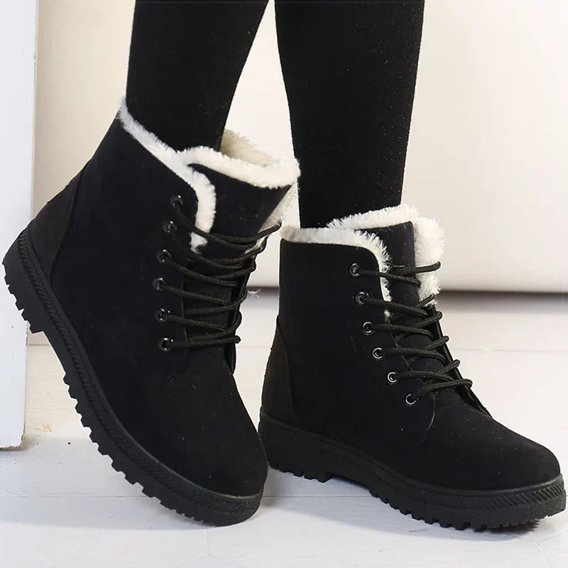 LondonLuxe – Women's Comfort Boots - Grey - 37