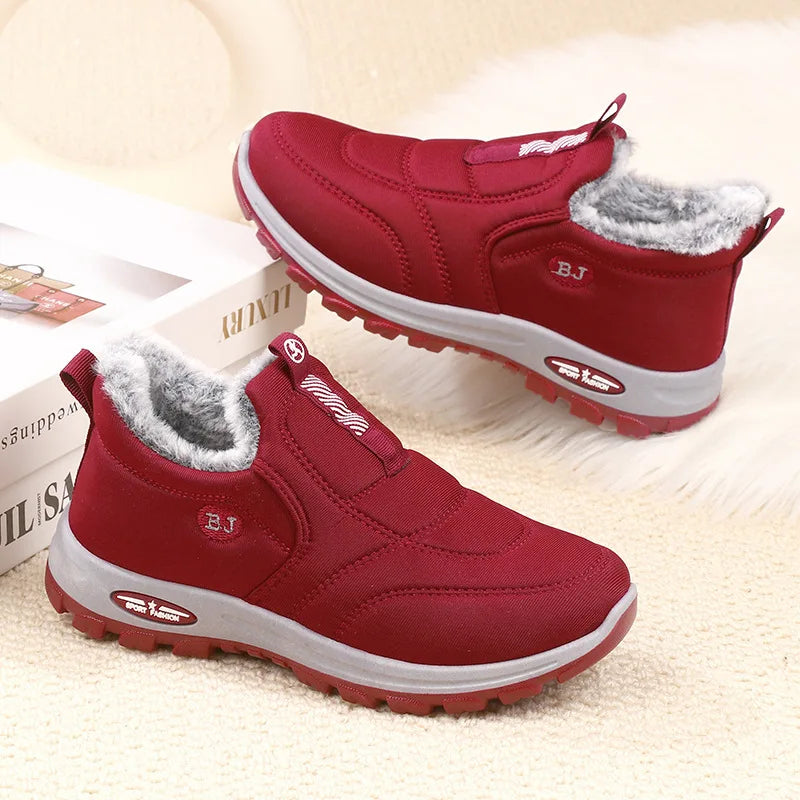 Nevinna – Women's Comfort Boots - Red - 41
