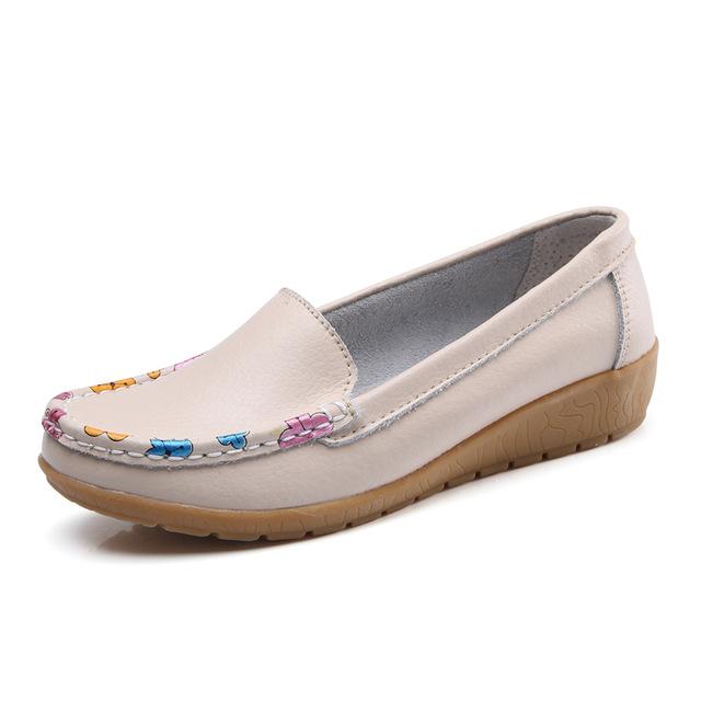 Floralis – Comfort Loafers - Beige - 36