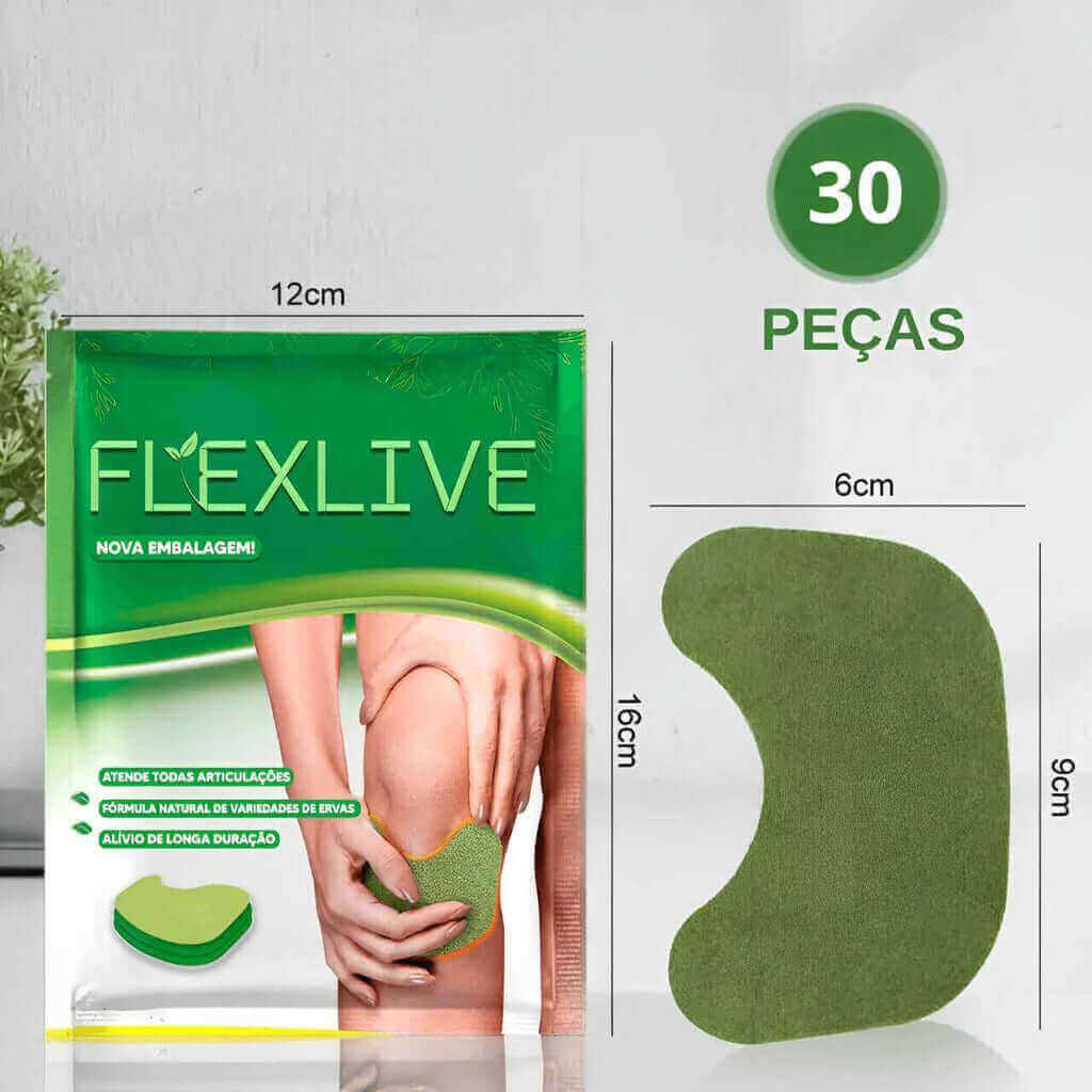 FlexLive – Adhesive Patches - 60 pieces