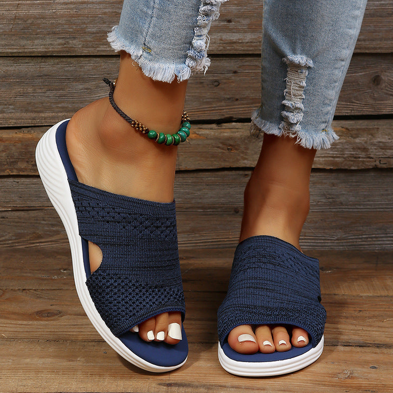 BellaComfort – Women's Comfort Sandals - Blue - 36