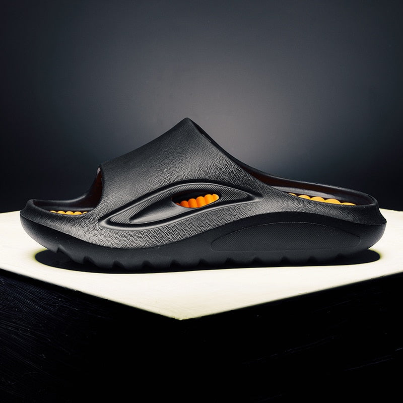 SlideFlex – Women's Comfort Slides - Black - 39