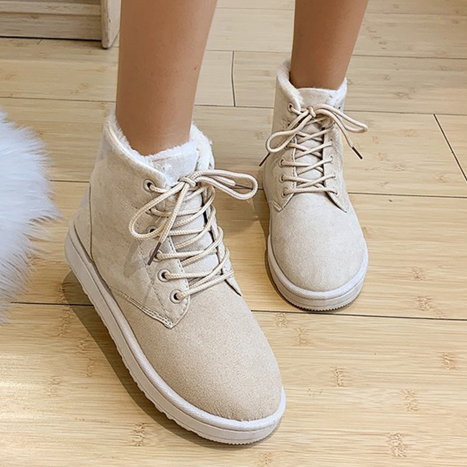 LondonLuxe – Women's Comfort Boots - Grey - 39