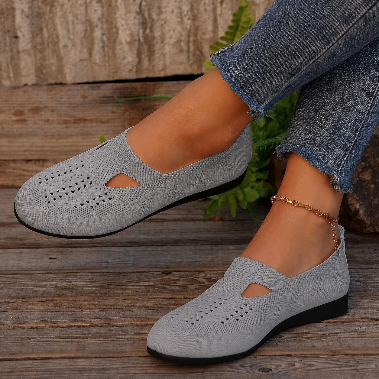 Lis – Women's Comfort Sandals - Grey - 37