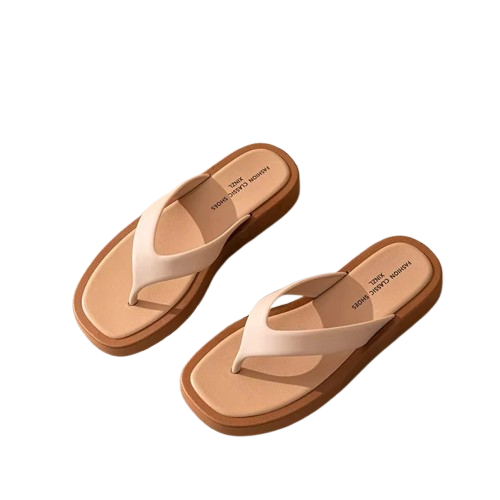 Classic – Women's Flip-Flops - Beige - 34