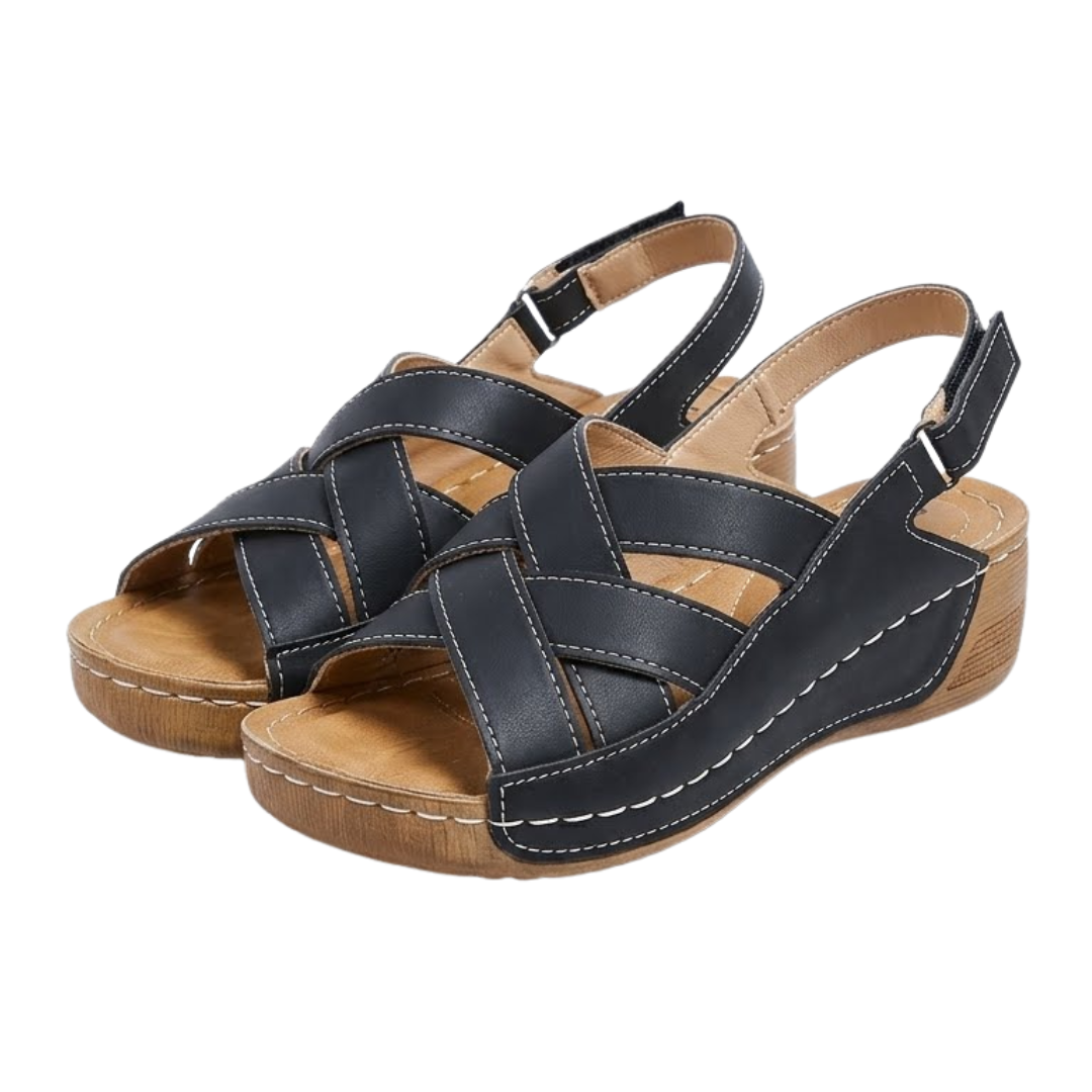 Elegance1 – Women's Comfort Sandals - Black - 36