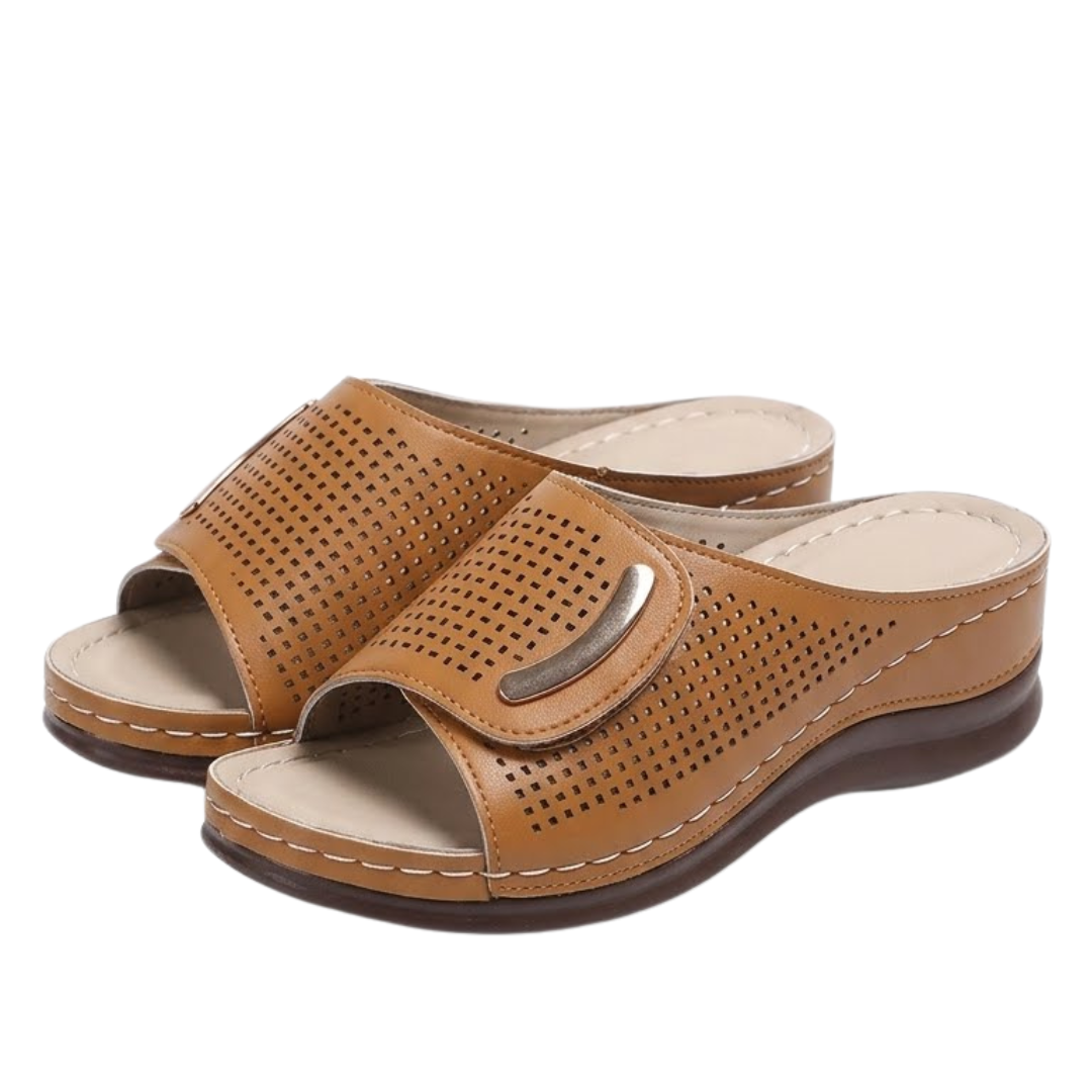 Charm – Women's Comfort Sandals - Yellow - 34