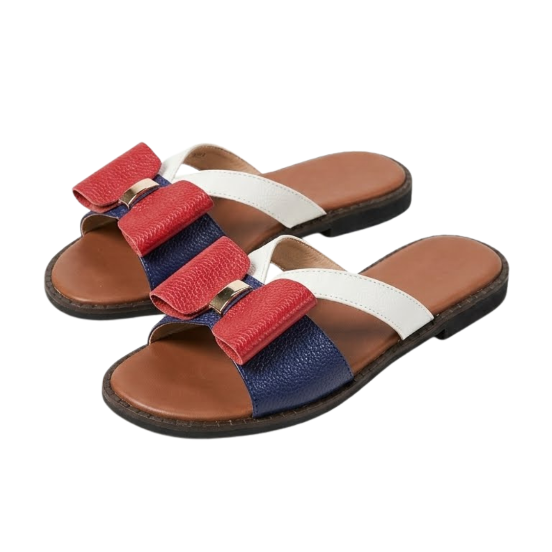 Leona – Women's Comfort Sandals - Red - 35