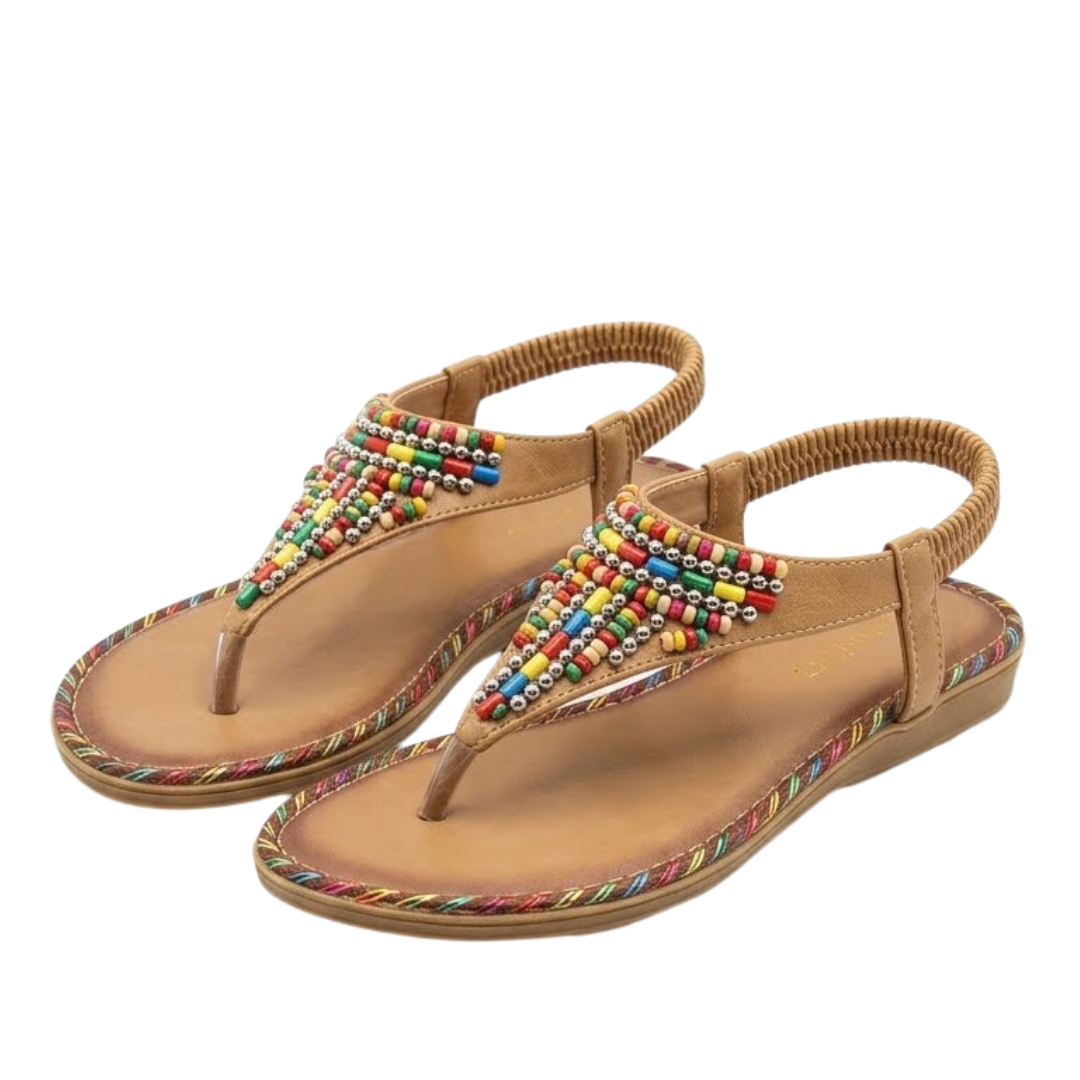Aurora – Women's Comfort Sandals - Brown - 34