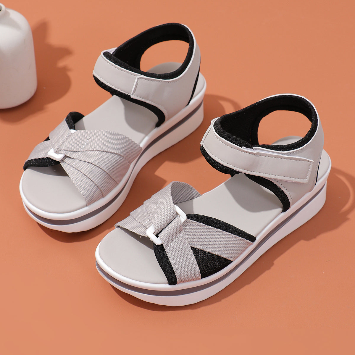 Levity – Women's Comfort Sandals - Grey - 38
