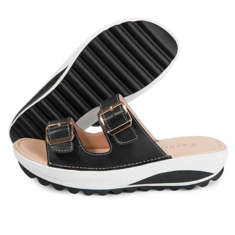 Clair – Women's Comfort Sandals - White - 34