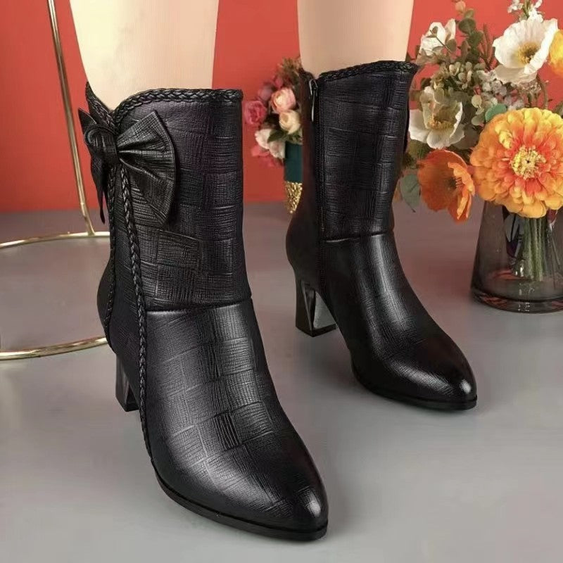 Alinna – Women's Comfort Boots - Brown - 36