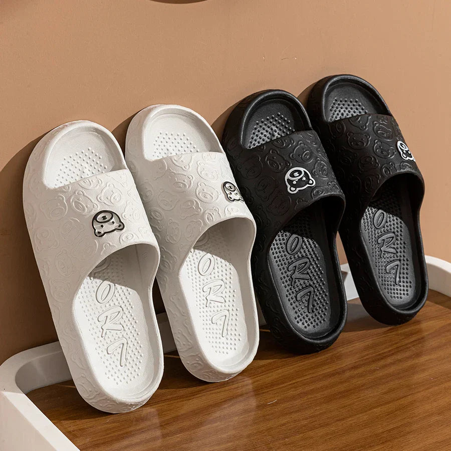 WalkBear – Women's Comfort Slides - Black - 39