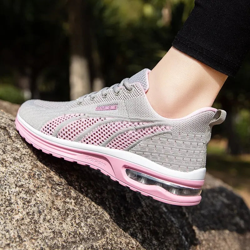 Serene – Women's Comfort Trainers - Grey - 36