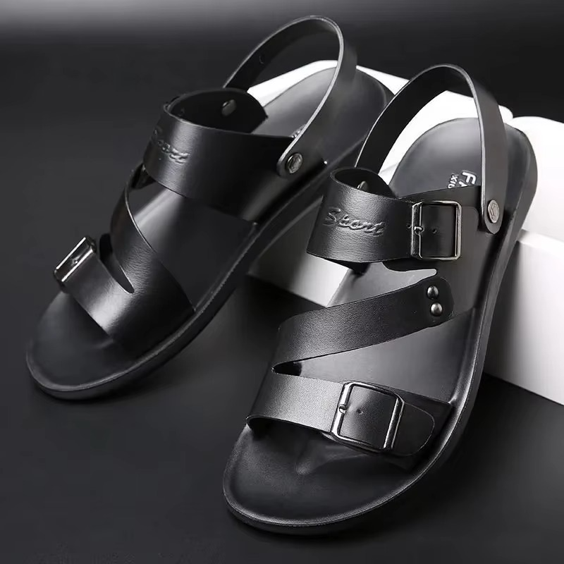 Minos – Women's Comfort Sandals - Black - 41