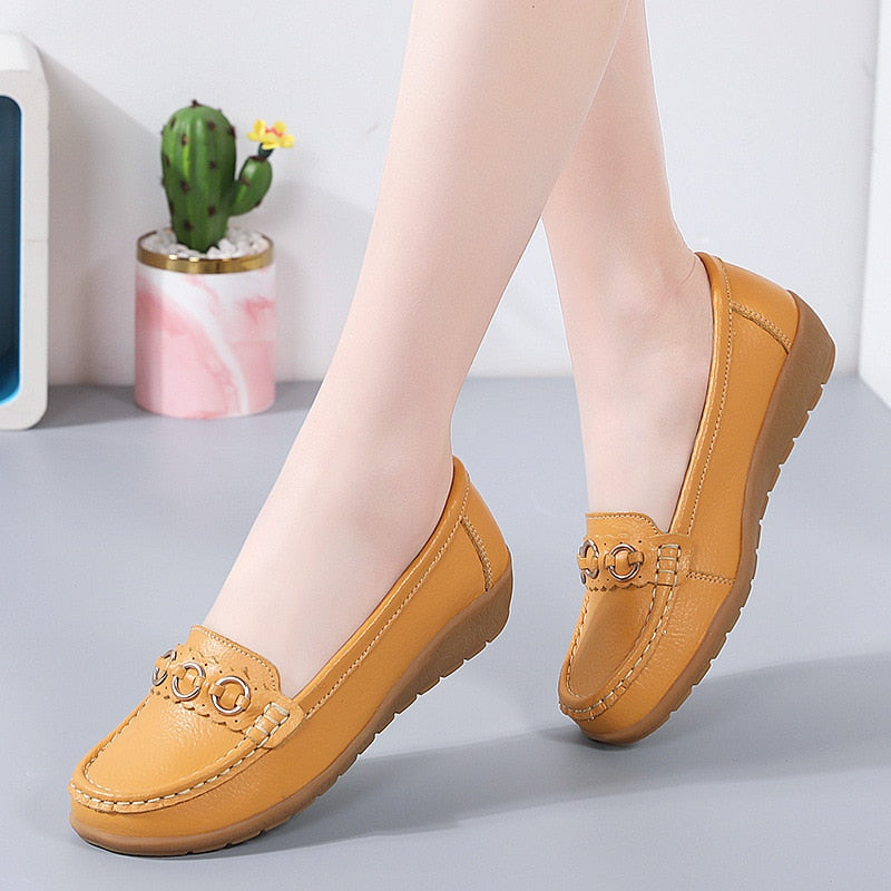 ProFlex – Women's Comfort Loafers - White - 39