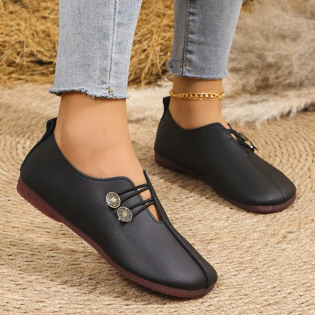 Lydia – Comfort Loafers - White - 39