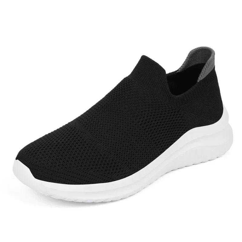 SportWalk – Comfort Sports Trainers - Black/White - 35