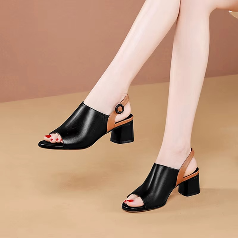Margot – Women's Comfort Sandals - Black - 38