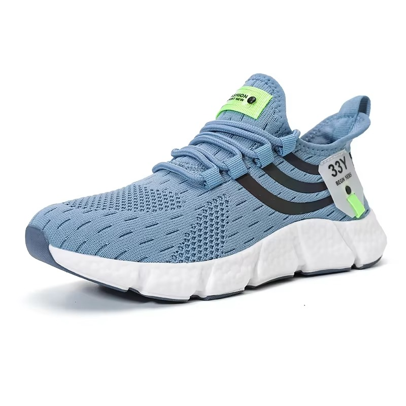 RunFit – Men's Comfort Trainers - Black/White - 44