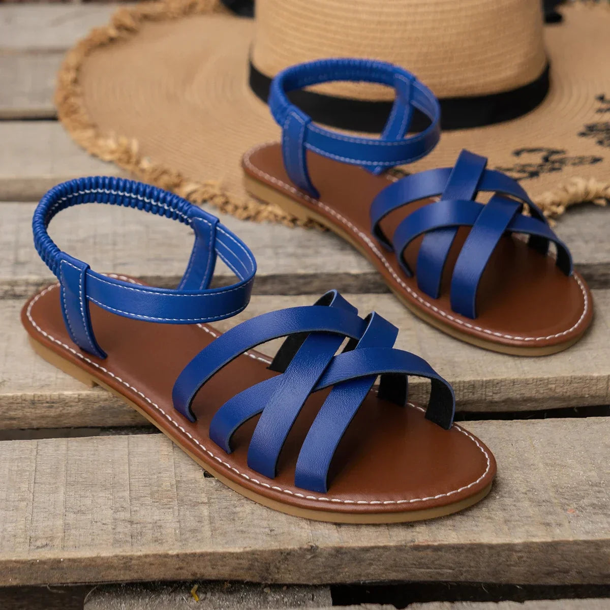 Malena – Women's Comfort Sandals - Black - 37