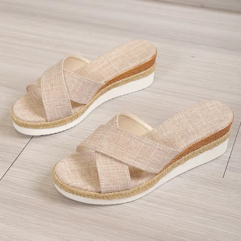 Femme – Women's Comfort Sandals - Beige - 42