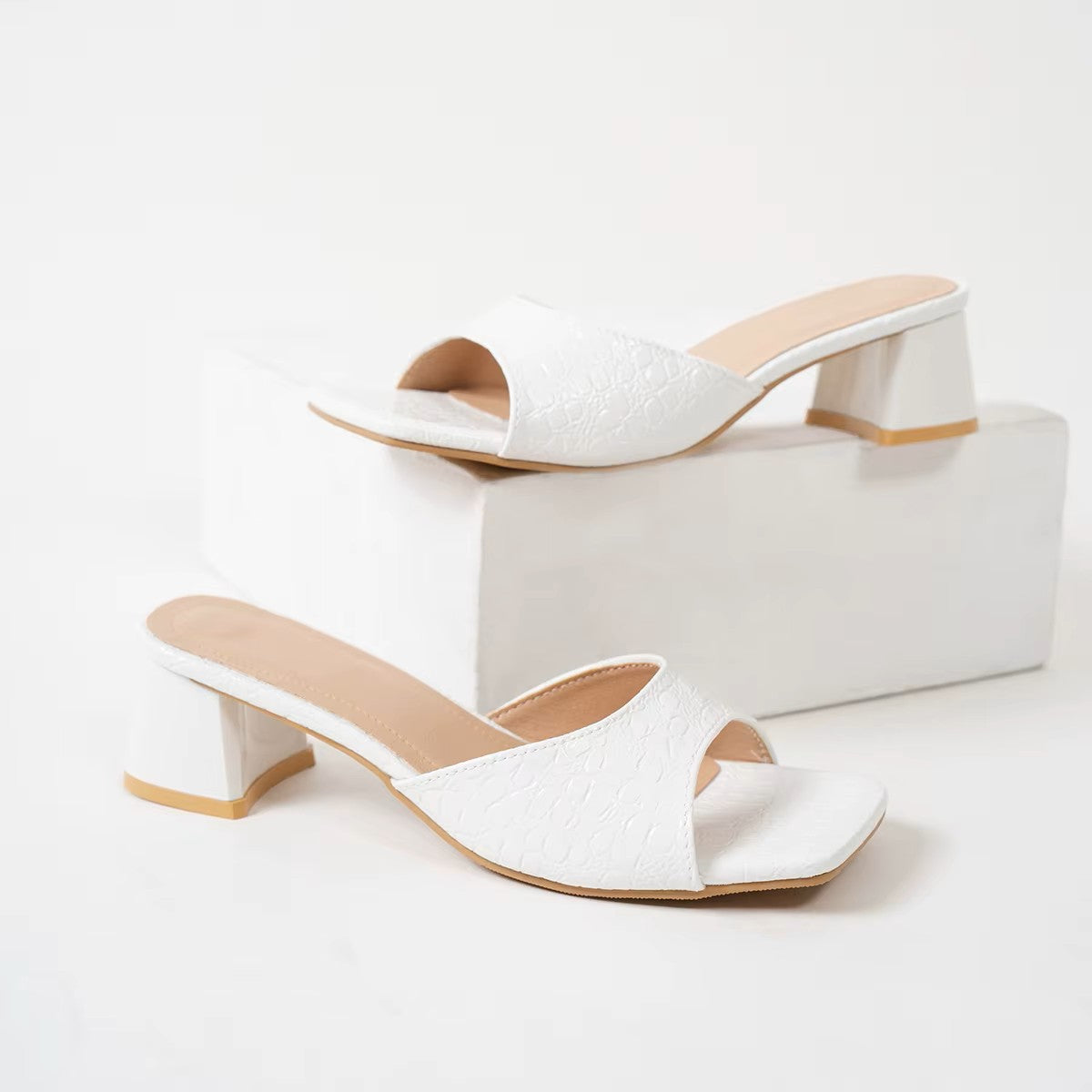 Blanc – Comfort Sandals - Black - 37