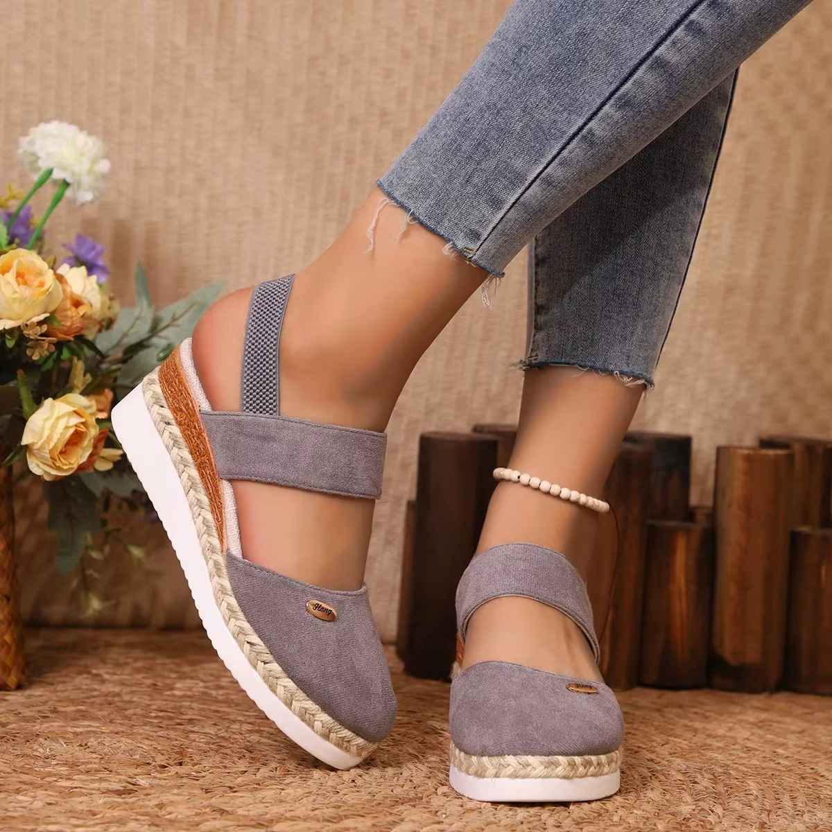 Azaleia – Women's Comfort Sandals - Beige - 37