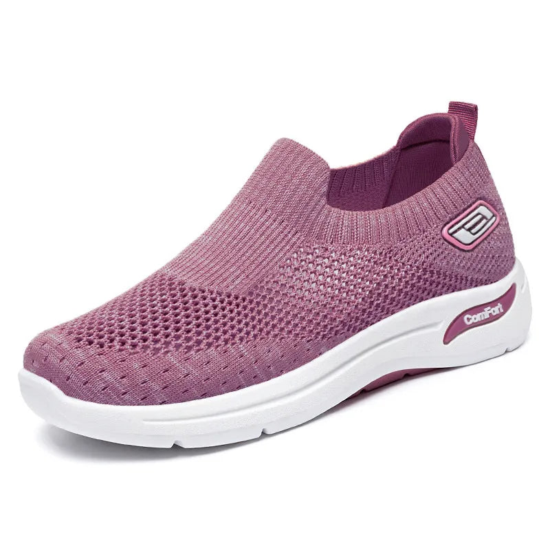 Serena – Women's Comfort Trainers - Pink - 40
