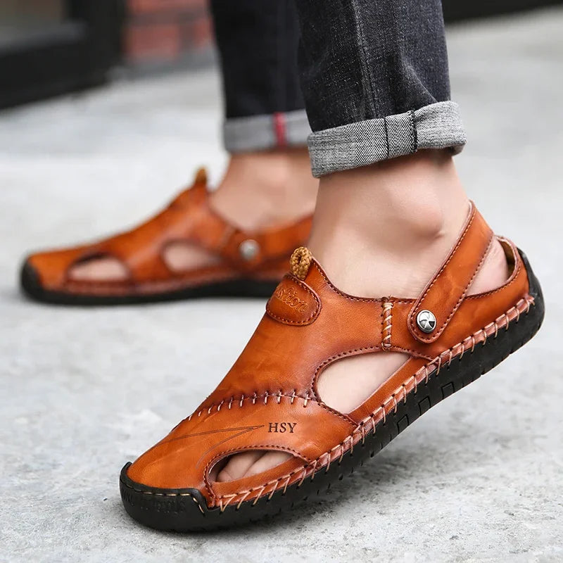 Gladiator – Women's Comfort Sandals - Brown - 39
