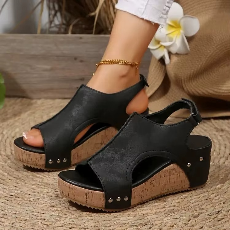 Havana – Women's Comfort Sandals - Black - 39