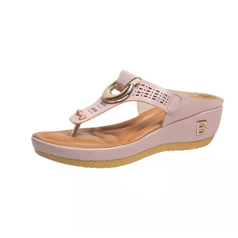 Beauty – Women's Comfort Sandals - Beige - 36