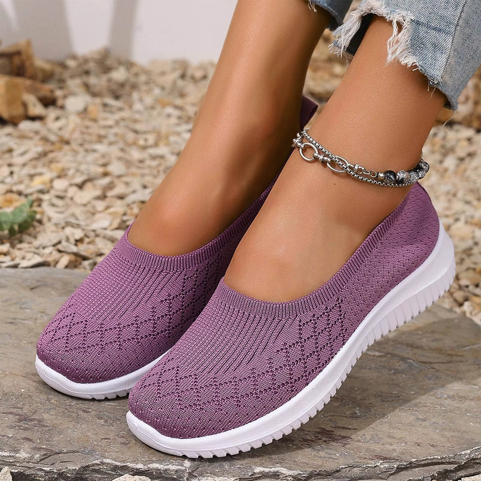 Ultra Flex – Women's Comfort Trainers - Beige - 43