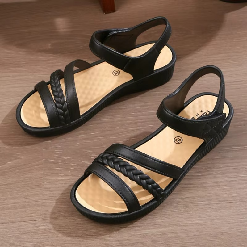 Tressé – Women's Comfort Sandals - White - 39