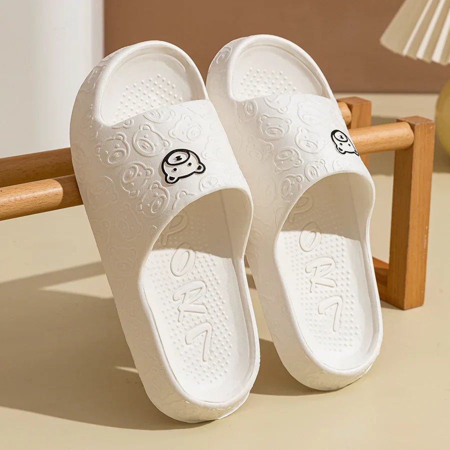 WalkBear – Women's Comfort Slides - Black - 42