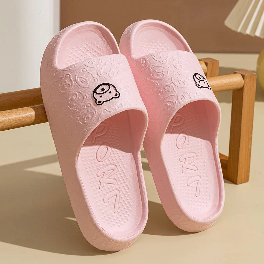 WalkBear – Women's Comfort Slides - White - 36
