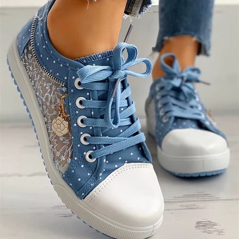 Floratta – Comfort Trainers - Blue - 38