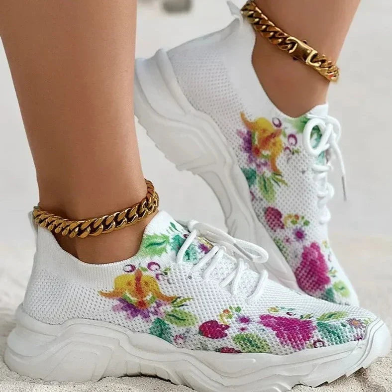 FloralMov – Comfort Trainers - Multicolour - 36