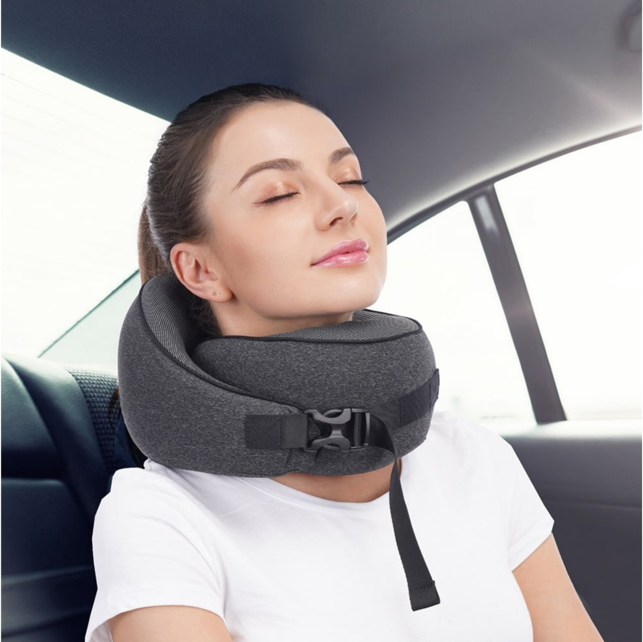 DreamComfort – Ergonomic Neck Pillow - Navy Blue