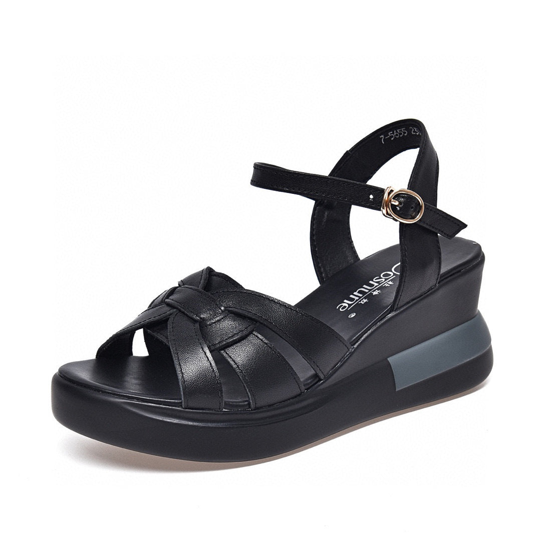 Amelie – Women's Comfort Sandals - Black - 35