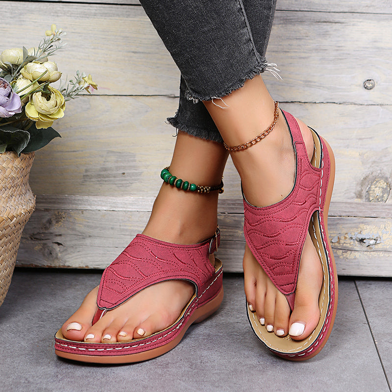 Siena – Women's Comfort Sandals - Brown - 42