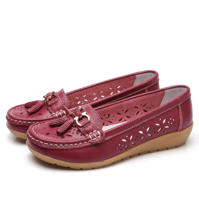 Lady – Women's Comfort Loafers - Black - 36