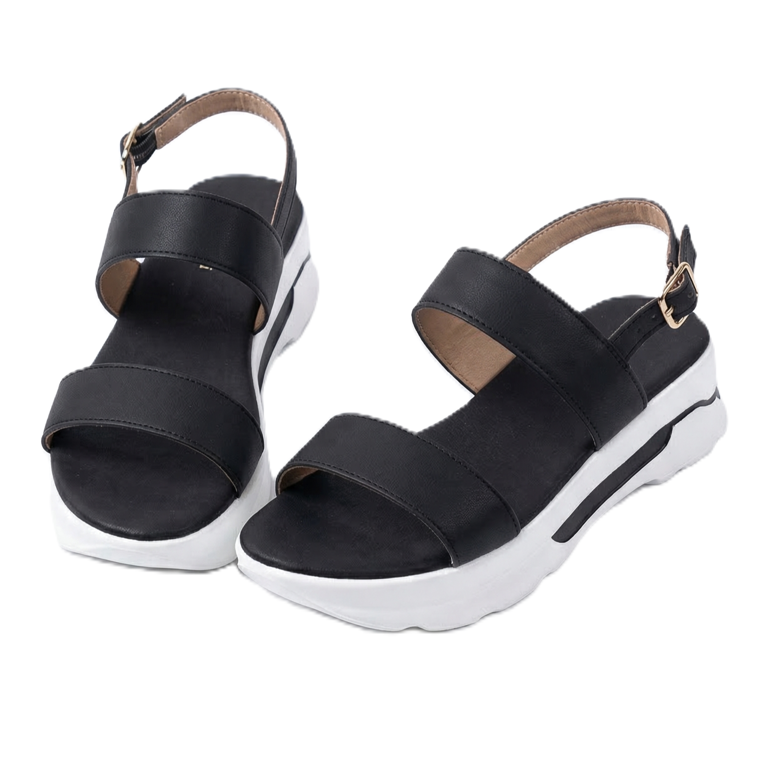 Marseille – Women's Comfort Sandals - Black - 35