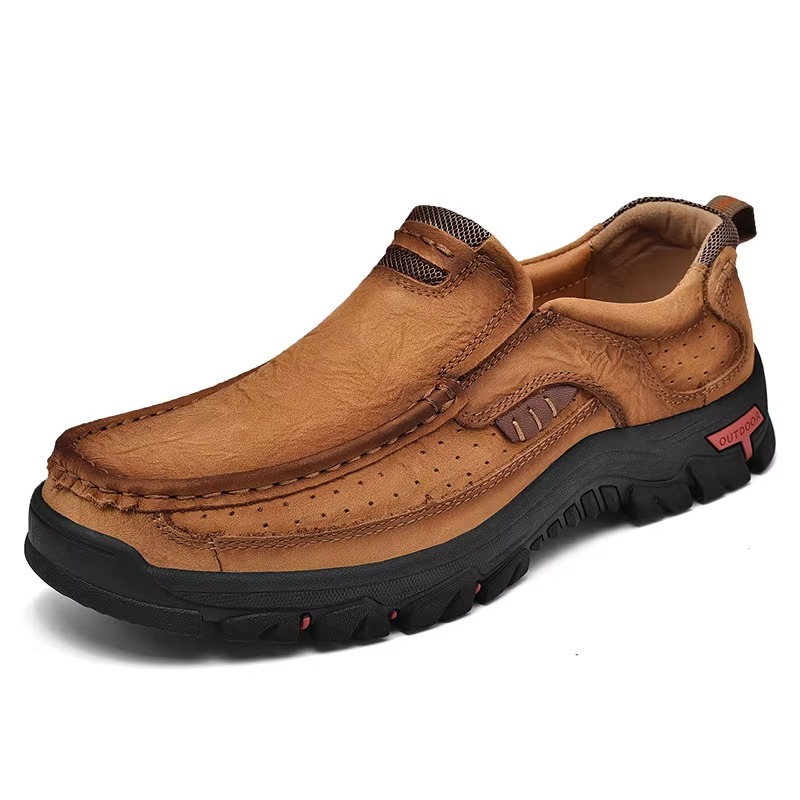 Horus – Comfort Shoes - Dark Brown - 43