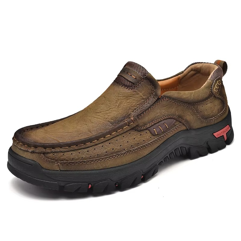 Horus – Comfort Shoes - Dark Brown - 45