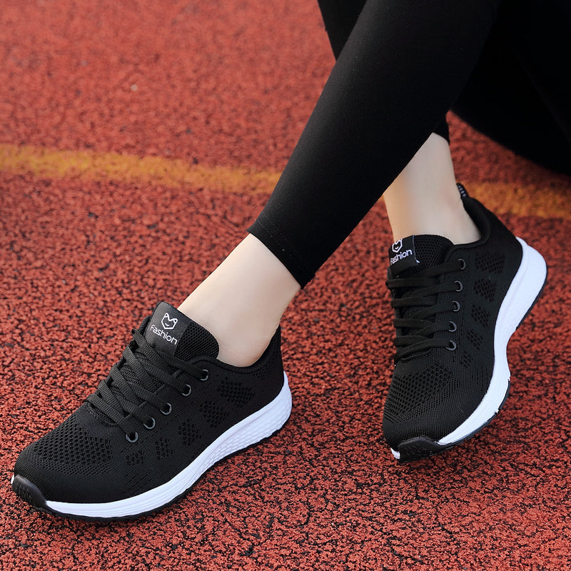 Max Running – Comfort Sports Trainers - Black/Pink - 35