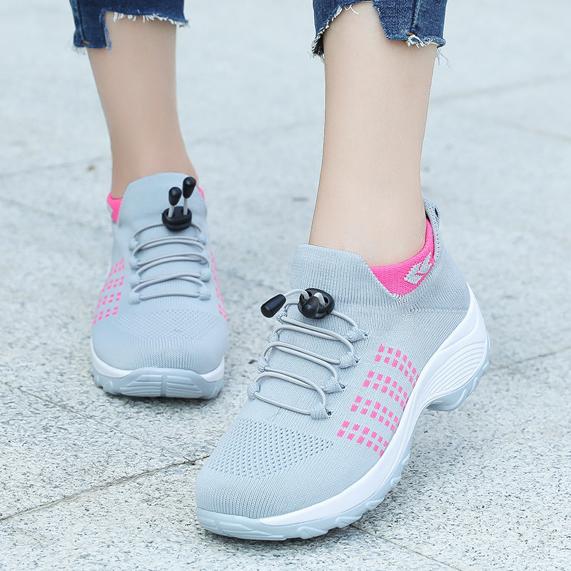 Run Comfort – Women's Comfort Trainers - Black/Purple - 39