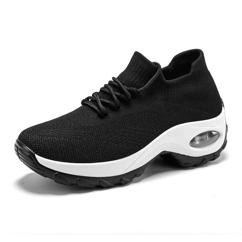 Ortobalance – Comfort Trainers - Black/White - 35